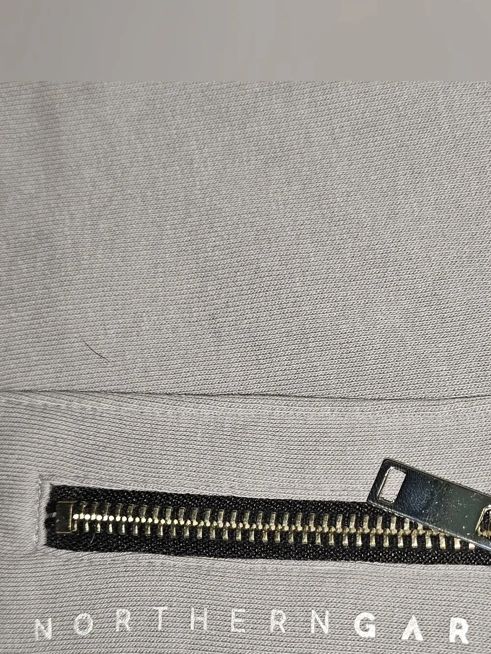 Northern Garms Men's Light Gray Cotton Cargo Sweat Jogger Pants Medium